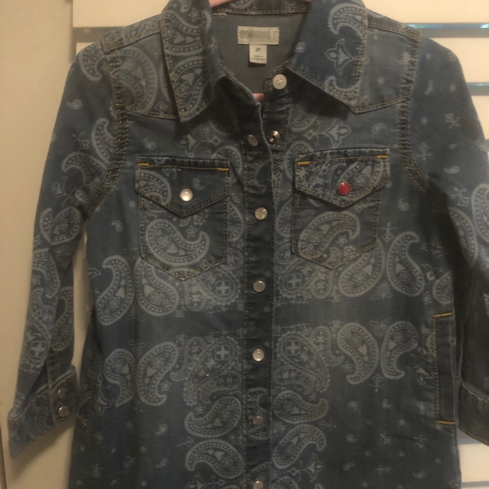 Denim shirt dress